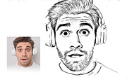Sketch Oil painting, an Action Add-On by DesignCave (Thumbnail 3 of 5)