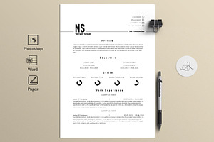 Minimal Resume Template Cover Letter