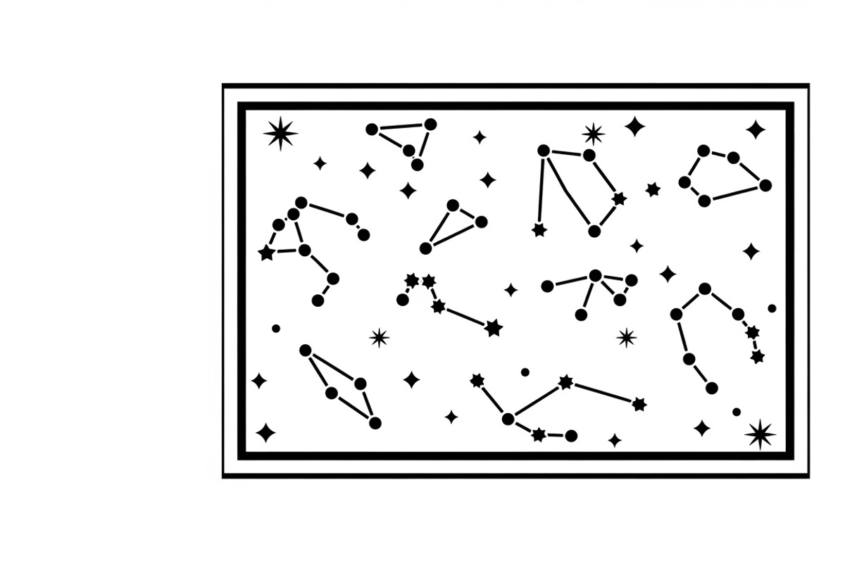 Elegant custom star map wall panel, an Illustration by Amazin_art (Photo 22 of 36)