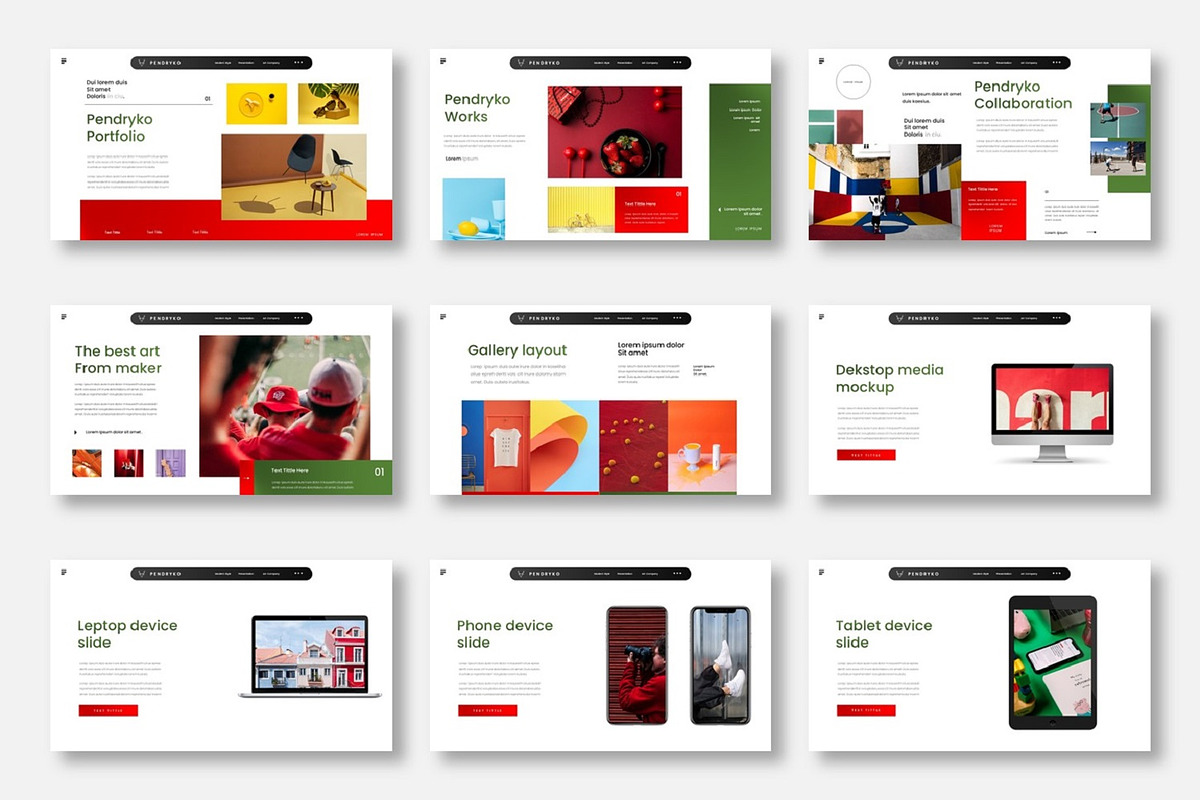 Pendryko  – Business PowerPoint, a Presentation Template by Dens Creative Studio (Photo 4 of 6)