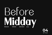 Before Midday Creative Sans Serif, a Sans Serif Font by Artiveko (Thumbnail 1 of 8)