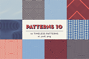 PATTERNS 10: 10 Geometric Patterns, a Pattern Graphic by kloroform (Thumbnail 1 of 5)