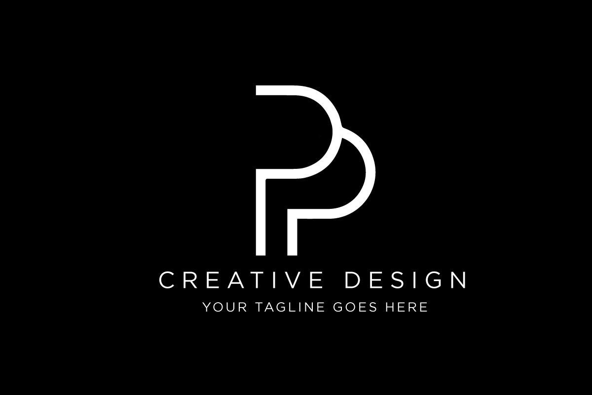 Minimal Letter P PP Logo Design, a Branding & Logo Template by SaaDesigns