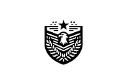 Eagle Badge Logo Pack, a Branding & Logo Template by Vectorium Studio (Thumbnail 6 of 21)