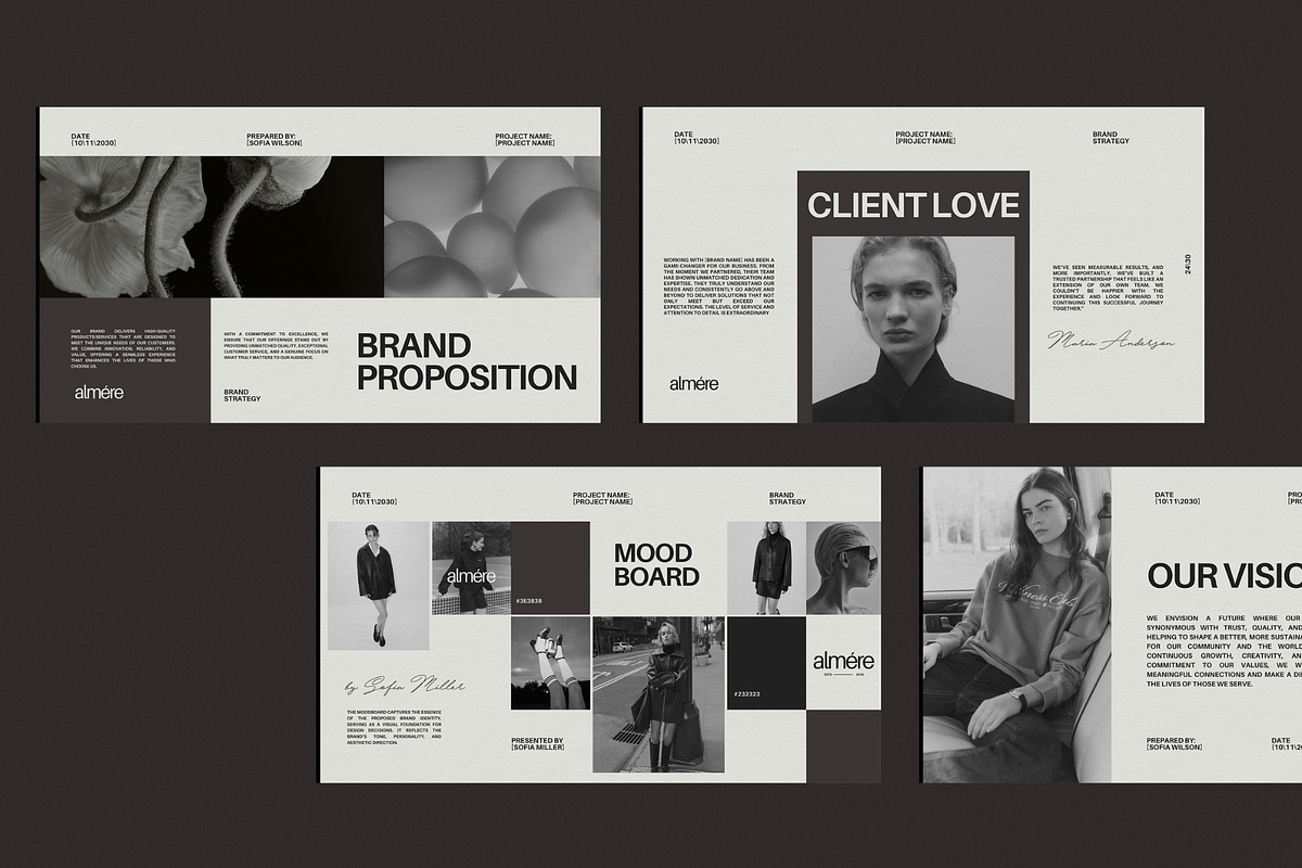 Prewritten Brand Strategy Canva, a Presentation Template by Amaré Creative (Photo 5 of 7)