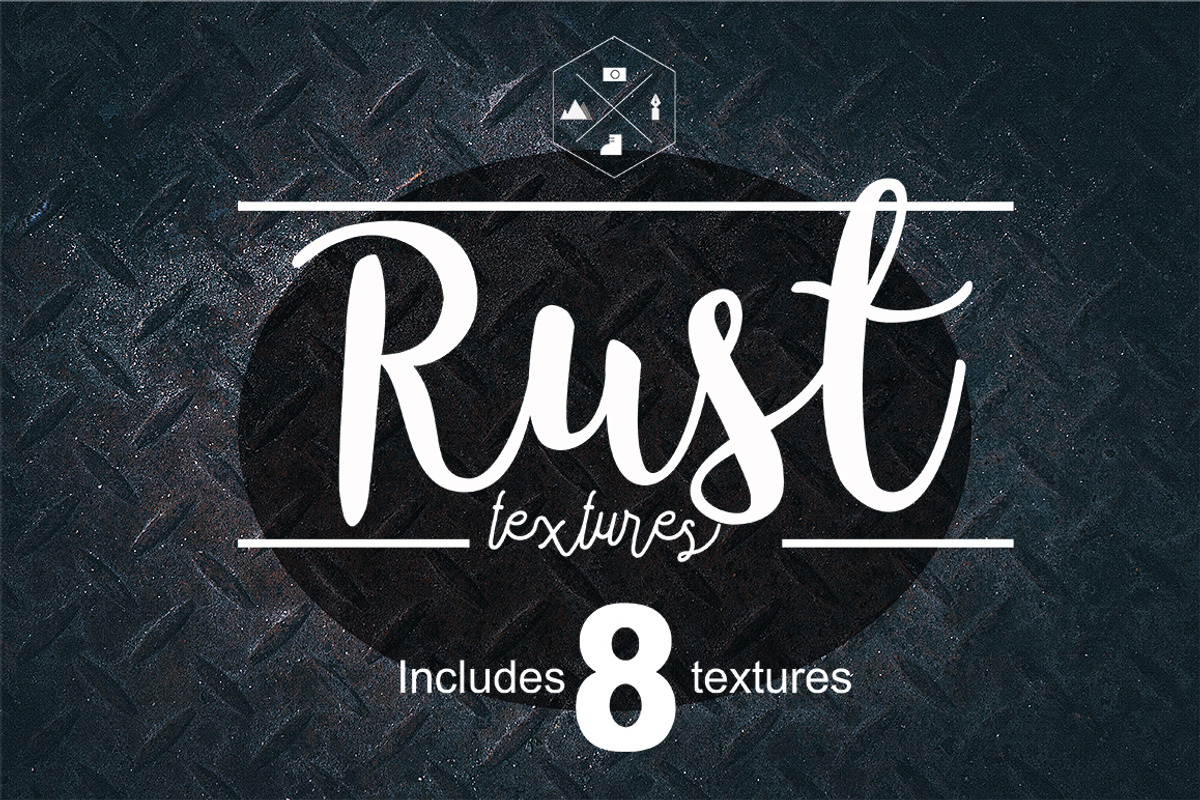 8 RUSTED METAL TEXTURES, a Texture Graphic by photo3idea (Photo 7 of 9)
