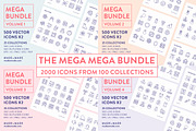 4x Mega Bundle (25% off) Line Icons, an Outline Icon by Made by Made (Thumbnail 1 of 25)