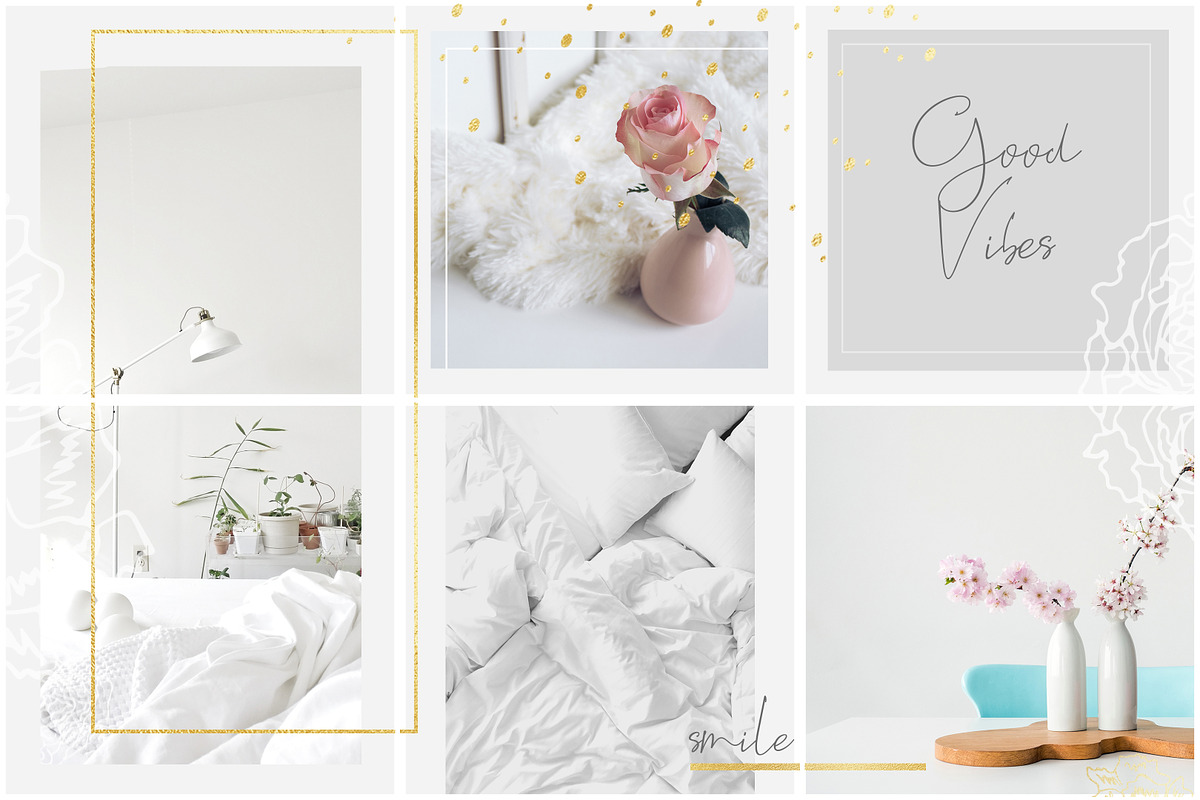Instagram Post Template Clear, a Templates & Theme by Bumblebee (Photo 6 of 6)