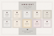 AMBIENT VOL2 Social Media quote pack, a Social Media Template by Vova (Thumbnail 1 of 7)