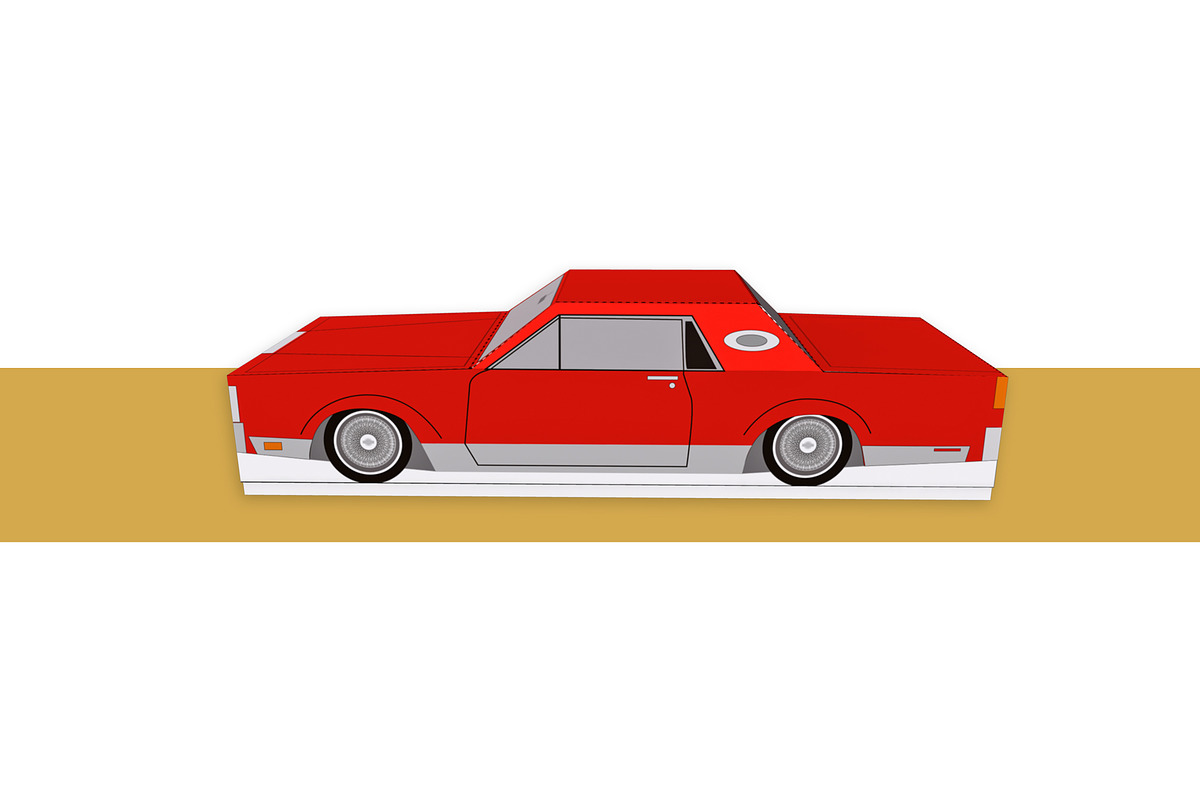 DIY car favor box - 3d papercraft, a Templates & Theme by PAPER amaze (Photo 3 of 4)