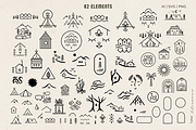 Retreat & Cabin Logo Collection, a Branding & Logo Template by Alisovna (Thumbnail 6 of 14)