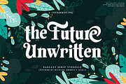 Future Unwritten | Serif (BONUS), a Serif Font by Anxiety Studio (Thumbnail 1 of 17)