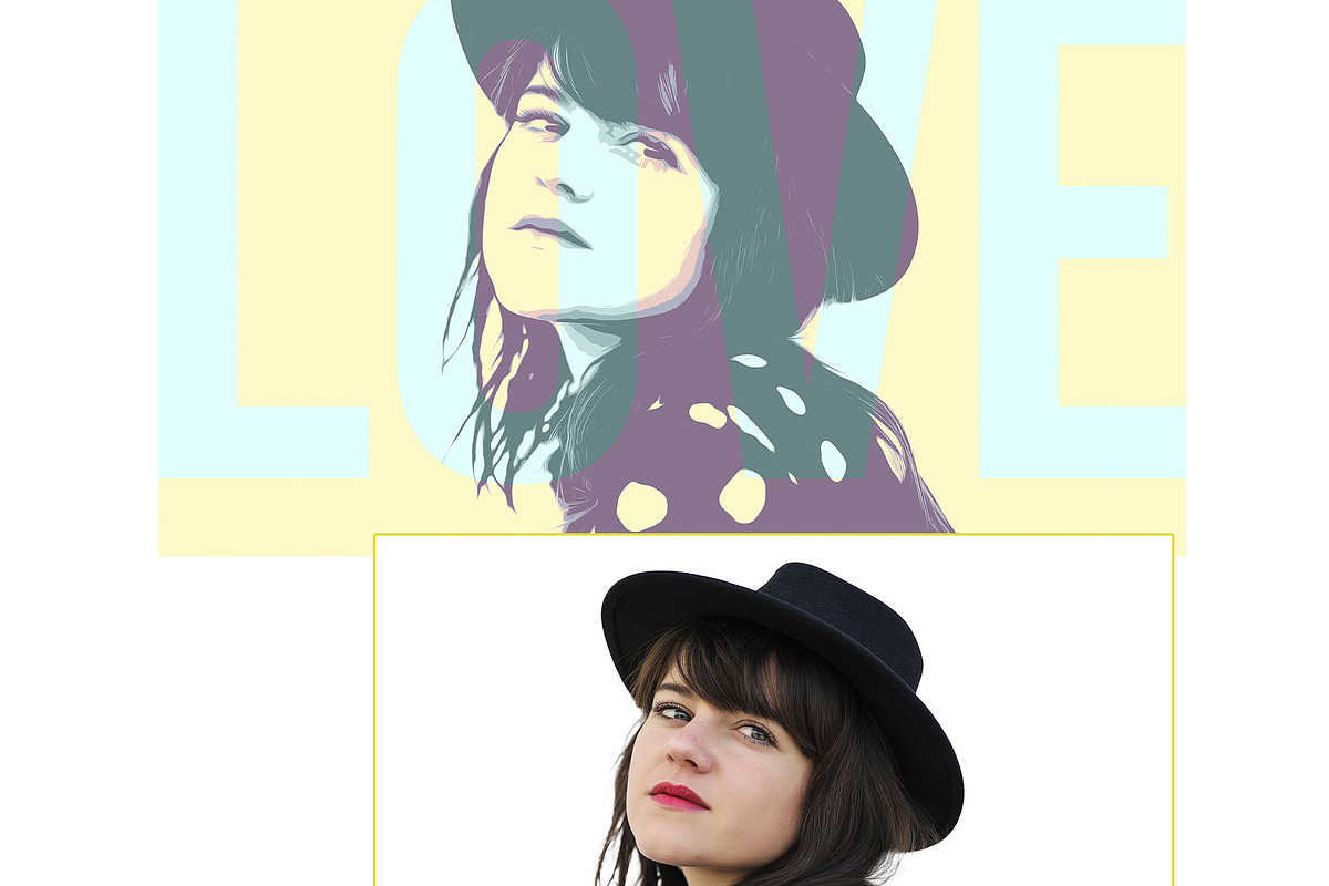 Vector Portrait Effect PSD, a Layer Style Add-On by McLittle Stock (Photo 2 of 4)