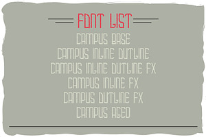 Campus Font Quotation