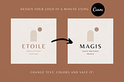 CANVA Modern logo templates pack, a Branding & Logo Template by Davide Bassu (Thumbnail 2 of 14)