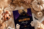 Cute Ghost Halloween Invitation, an Invitation Template by Arslan (Thumbnail 5 of 5)
