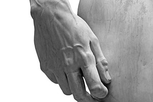 Stone hand closeup of David statue, an Arts & Entertainment Photo by BOOCYS