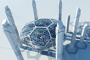 Futuristic Skyscraper HD 16, an Architecture 3D Model by Giimann (Thumbnail 4 of 16)