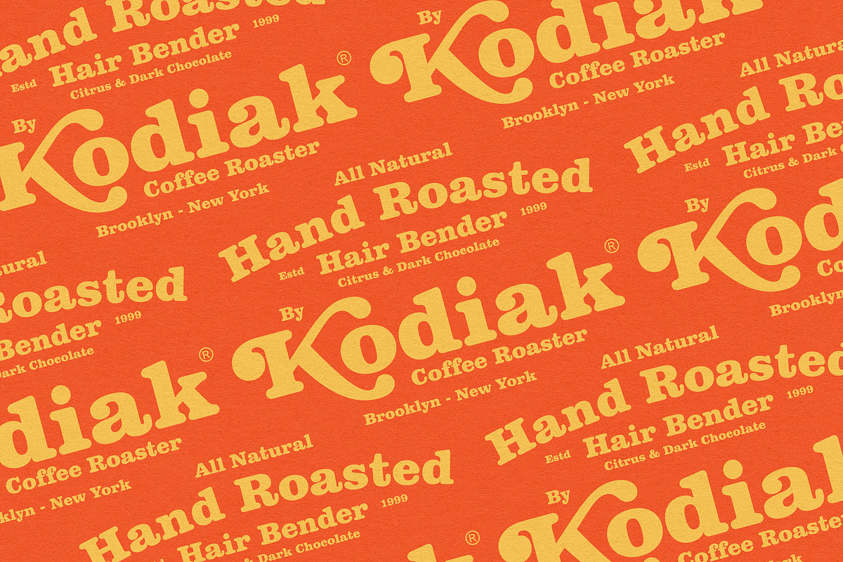 Carolinade - Retro 70s Font, a Font by Spencer & Sons Co. (Photo 9 of 10)