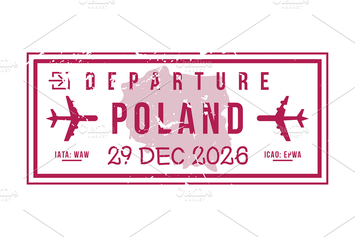 Passport Stamps & Travel Visa Signs, a Transportation Illustration by Kaushal Jangid (Photo 13 of 28)