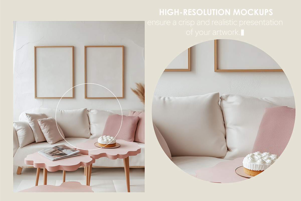 ROSANOVA | Frame mockup set, a Household Mockup by SCHÉRI (Photo 3 of 11)
