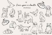 Whimsical doodle Line art svg vector, a Decorative Illustration by Grace Noboa Illustrations (Thumbnail 7 of 19)
