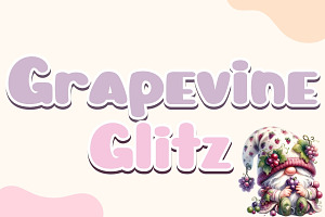 Grapevine Glitz - Handwritting, a Handwritten Font by Charmingbear59.design