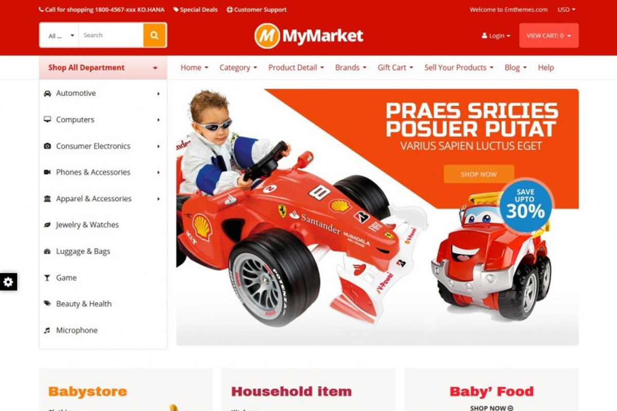 MyMarket - Supermarket Magento Theme, a Websites & App Template by giao.trinh (Photo 5 of 5)