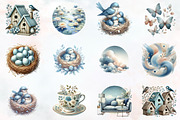 Spring Neutral Blue Clipart Png, an Illustration by RobertsArt (Thumbnail 3 of 7)