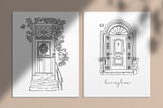 Doors. Vector set, an Object Illustration by iri-illustration (Thumbnail 2 of 9)