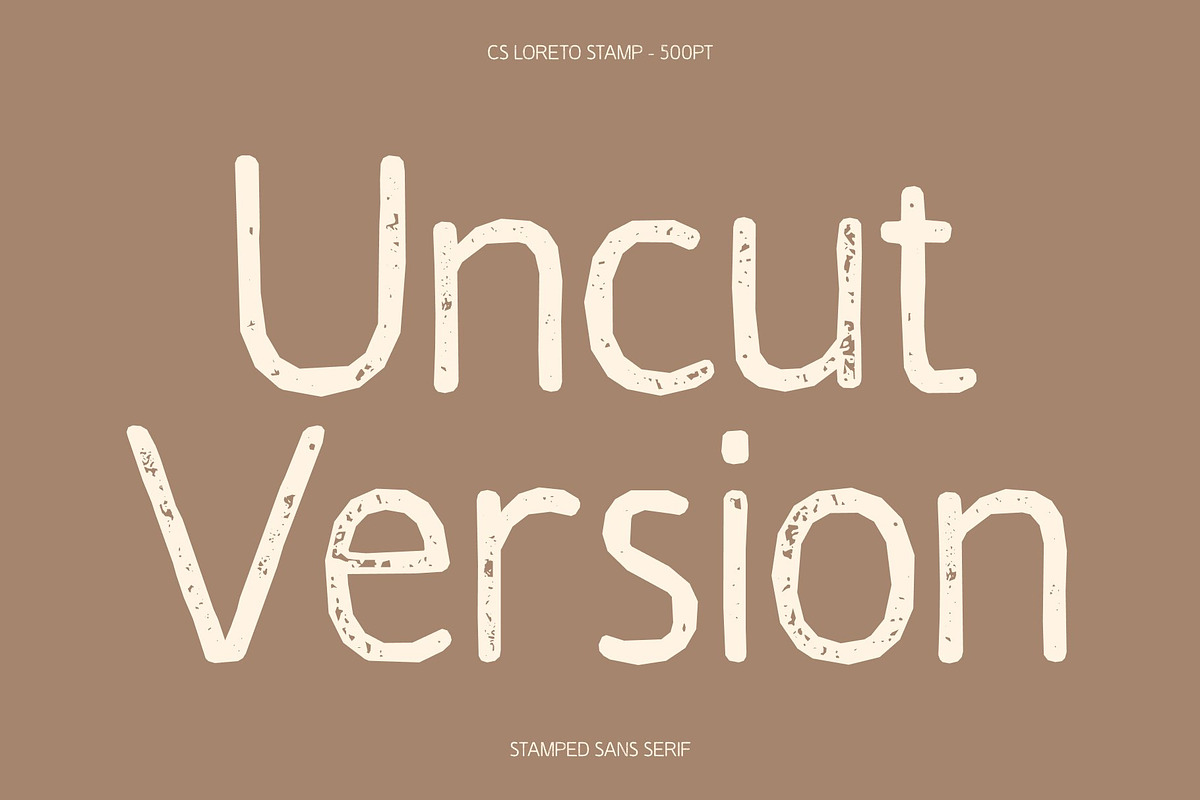 CS Loreto Stamp, a Sans Serif Font by Craft Supply Co. (Photo 3 of 8)