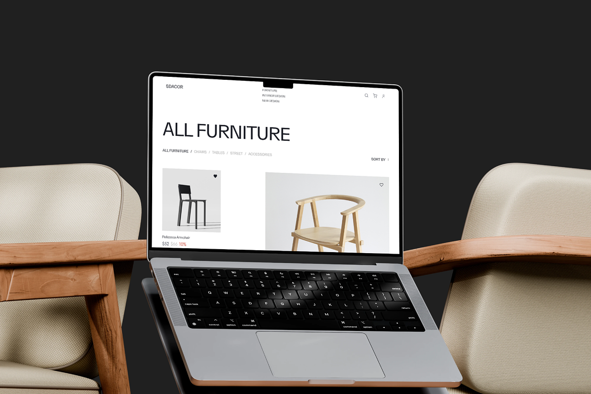 E-Commerce Furniture Website, an UI Kit Template by Ahmed Rubel (Photo 9 of 10)