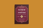 Vintage Stylist Wedding Invitation, an Invitation Template by iDoodle Studio (Thumbnail 2 of 4)