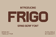 Frigo, a Sans Serif Font by twinstd (Thumbnail 1 of 11)