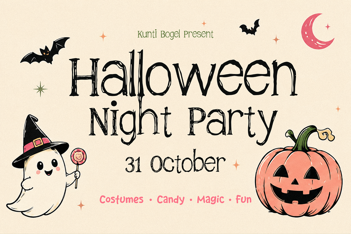Heylowitch - Playful Halloween Font, a Handwritten Font by figuree studio (Photo 3 of 10)