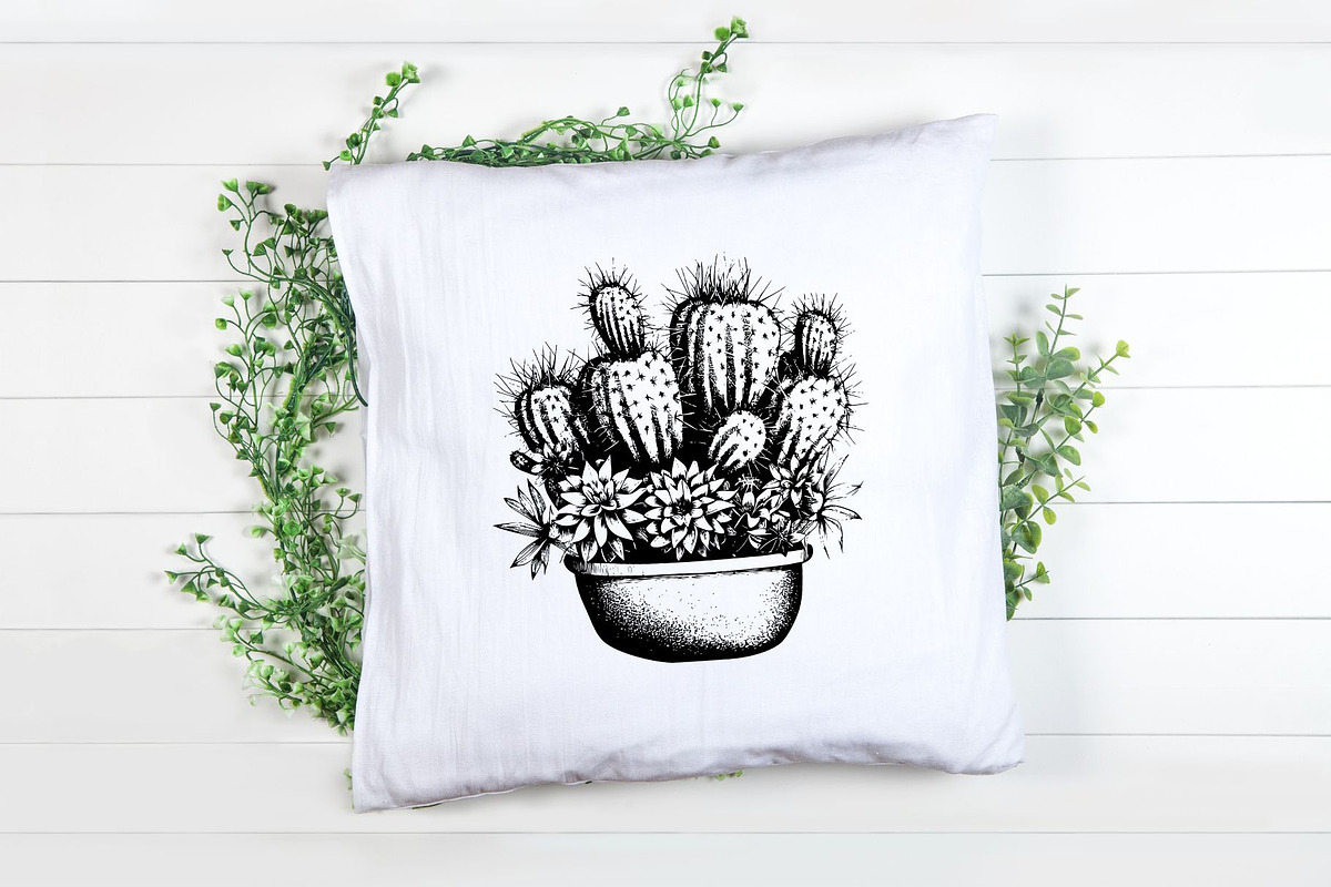 Cactus SVG - Desert Clipart, an Illustration by YouniqueArtwork (Photo 5 of 5)