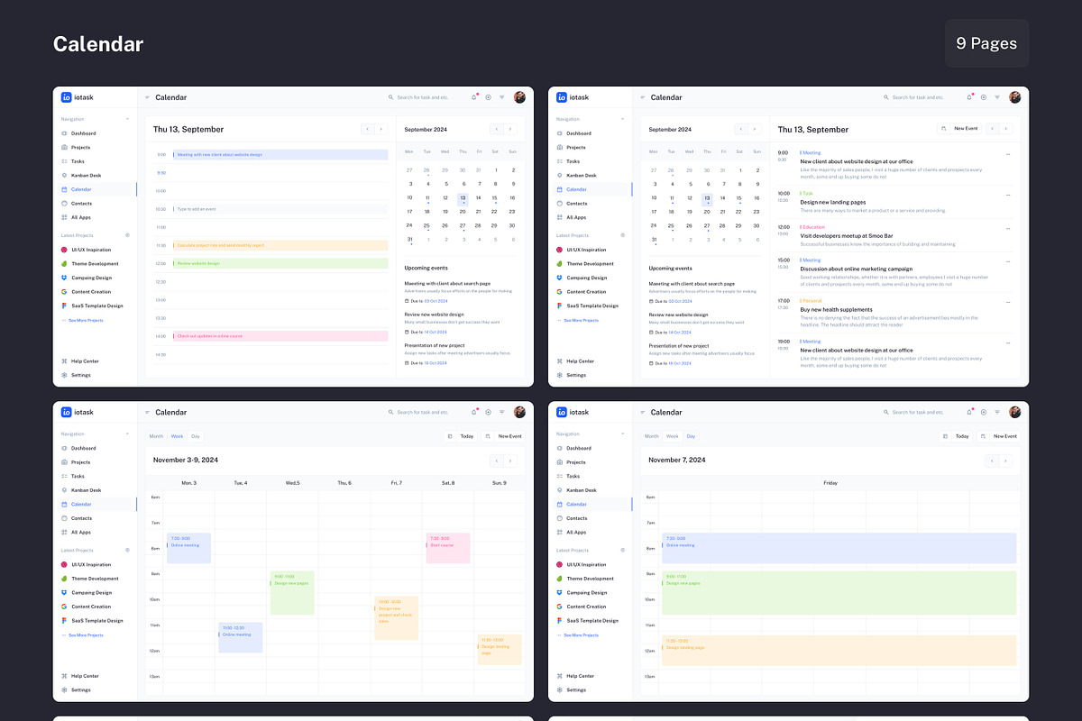 IOTASK - Project Management UI Kit, an UI Kit Template by WhiteUI.Store (Photo 13 of 13)