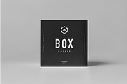 Square Box Mockup, a Packaging Mockup by zippypixelstudio (Thumbnail 1 of 2)