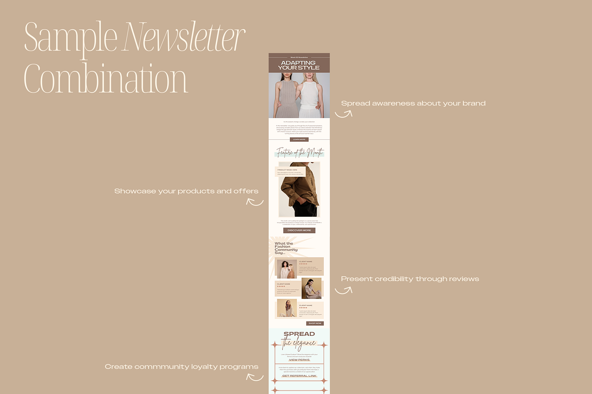 50 Fashion Ecommerce Emails Set, an Email Template by Creatif Foundry (Photo 7 of 9)