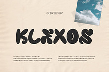 Klexos | Bubbly Display Font