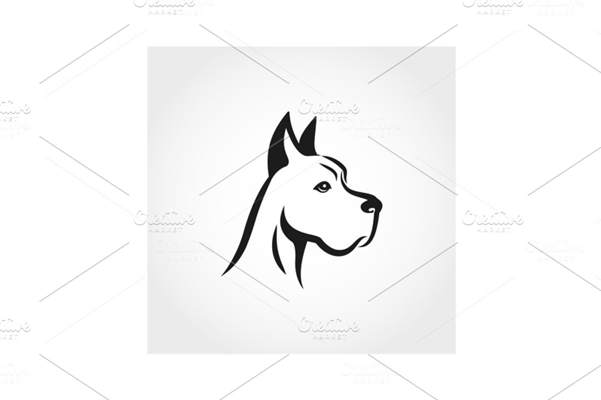 Dog line art drawing, an Animal Illustration by Teneresa (Photo 2 of 2)