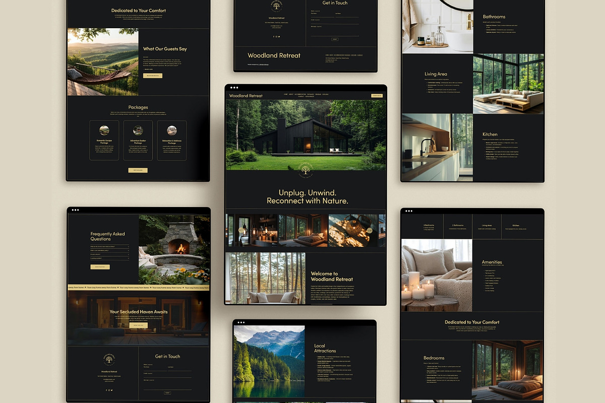 Airbnb Website Squarespace Template, a Squarespace Template by ColorMondays (Photo 3 of 9)