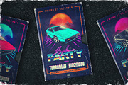 80s NewRetroWave flyers, a Flyer Template by Sonnyfive (Thumbnail 2 of 7)