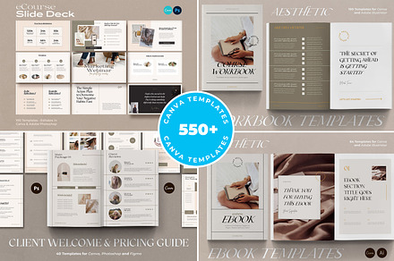 Creative Entrepreneur Bundle CANVA, a Marketing Template by AndrewPixel