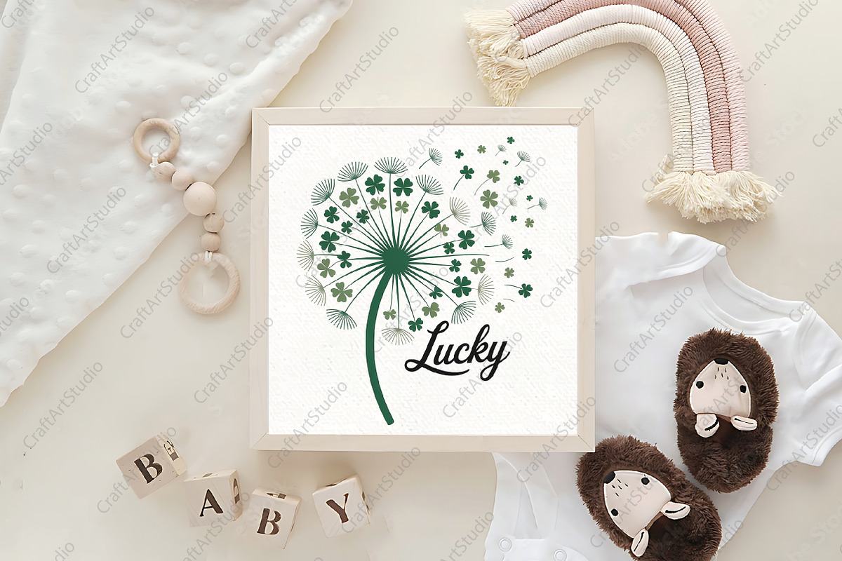 St.Patrick’s Day Dandelion Lucky PNG, an Illustration by CraftArtStudio (Photo 4 of 4)
