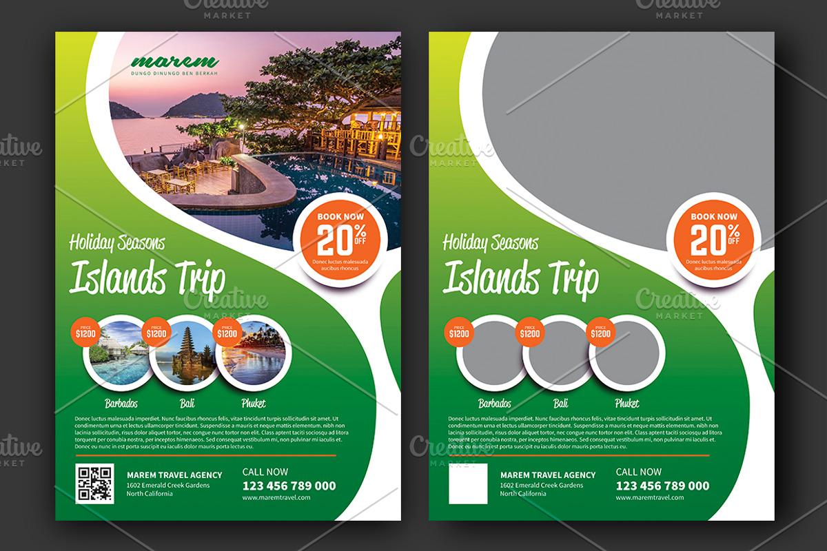 Travelling Flyer Template, a Flyer Template by Saphari (Photo 3 of 4)