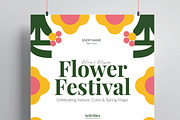 Flower Festival Flyer, a Flyer Template by MightyDesign (Thumbnail 2 of 8)
