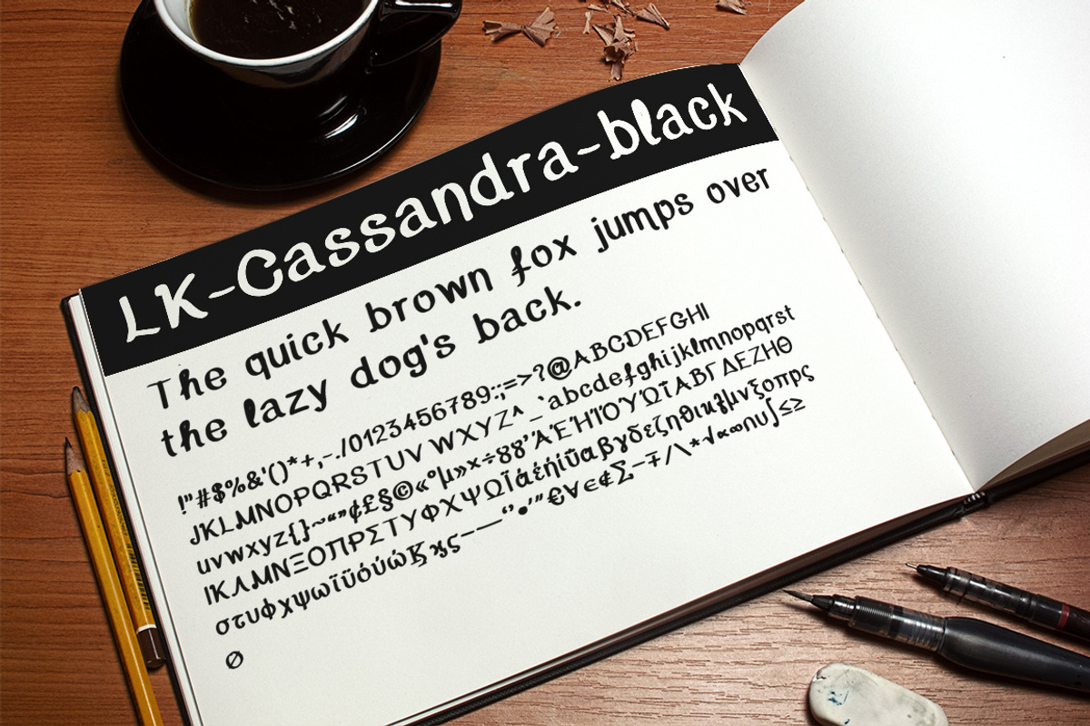 Cassandra Hand Drawn Font preview 6