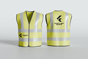 Safety Vest Mockup, an Apparel Mockup by HanaSaka_Studio (Thumbnail 2 of 5)