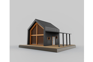 3d Render Isometric Model Of Frame